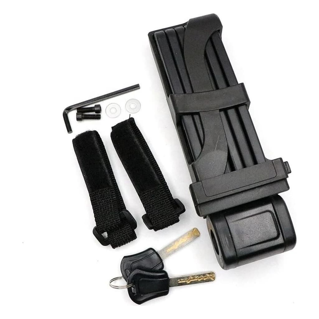Folding Bike Lock with Mounting Bracket